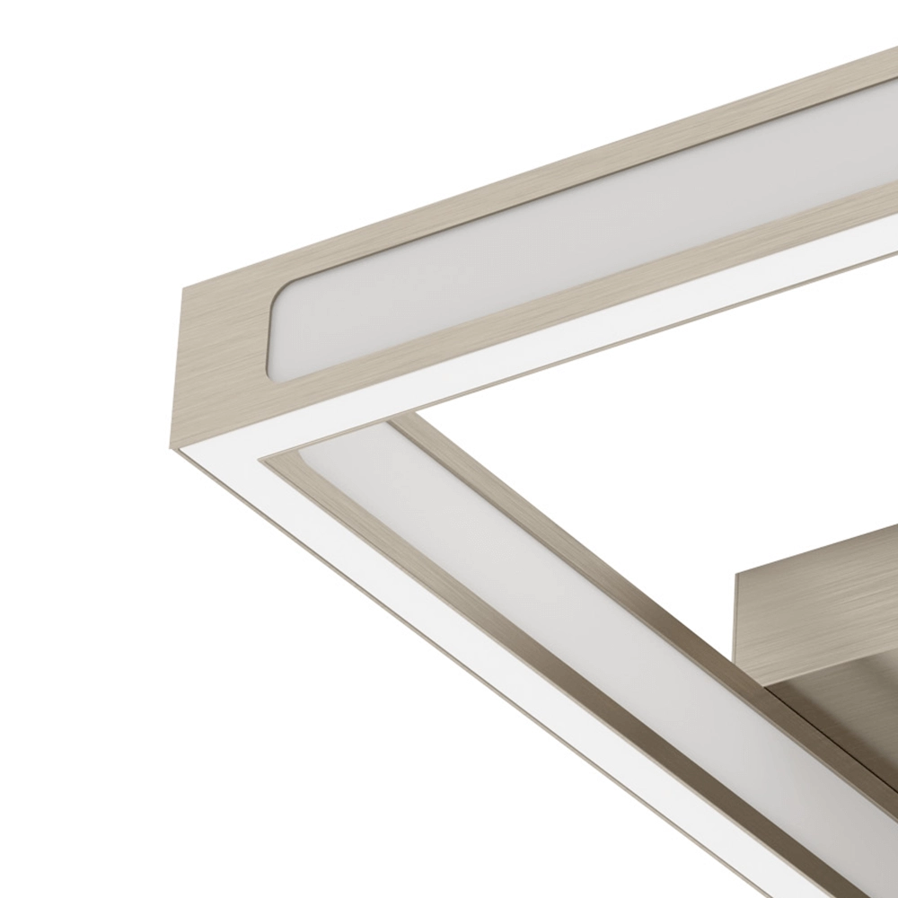 Plafonnier LED Altaflor Acier inoxydable Eglo 9002759997847