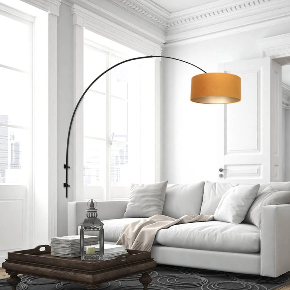 Lampe à arc murale Sparkled noir avec de l'or Steinhauer 8712746146110