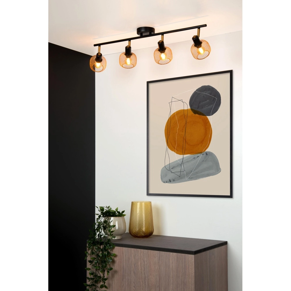Éclairage de plafond Maren Or 4 lumières Lucide 5411212771100