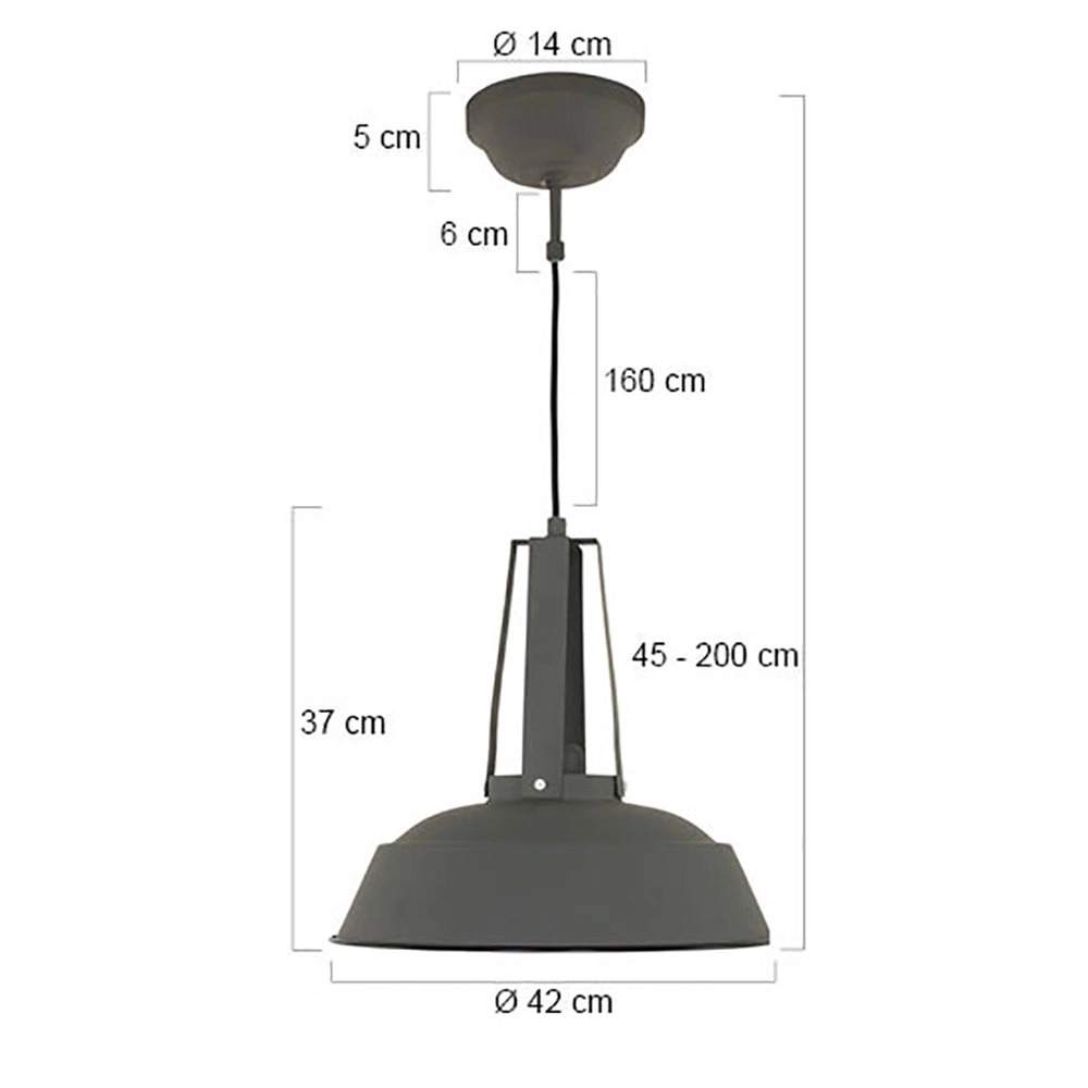 Lampe à suspension Luna 42 Steinhauer 8712746102956