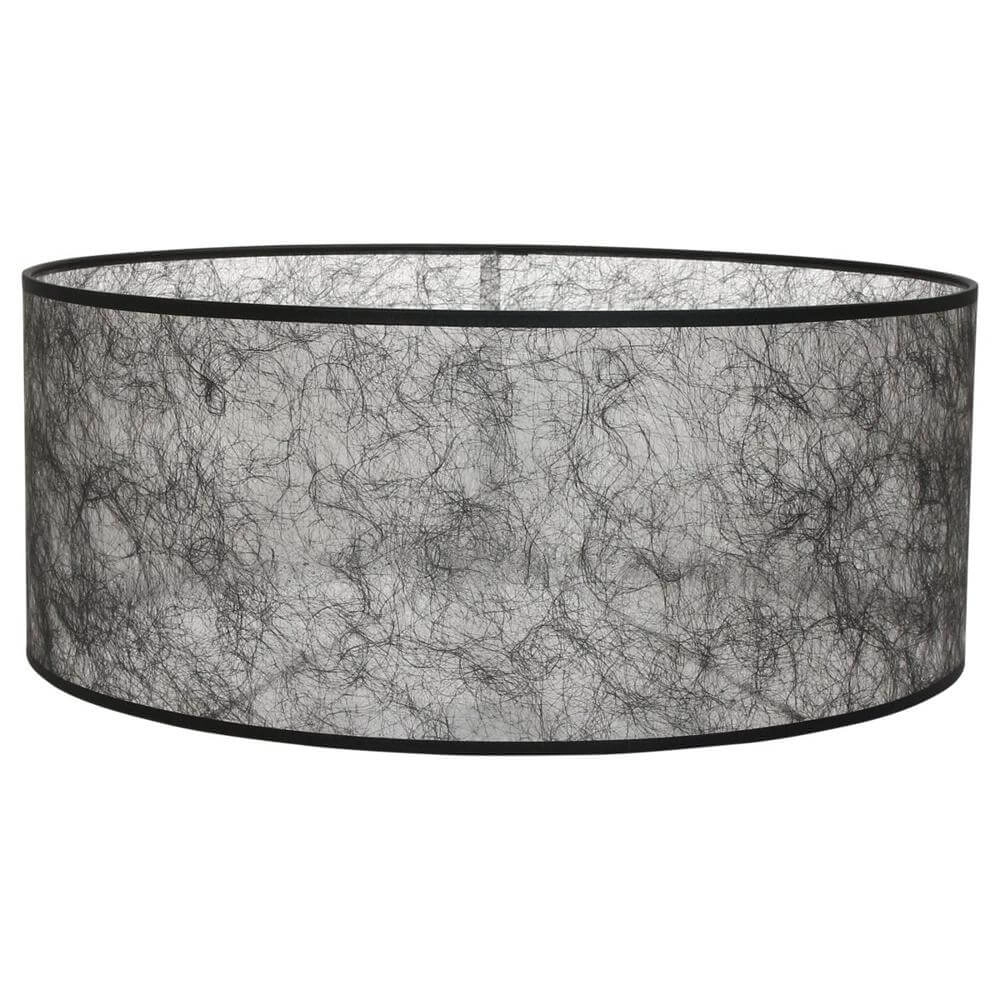 Lampadaire Curve noir avec abat-jour transparent noir Ø 50cm Steinhauer 8712746179460