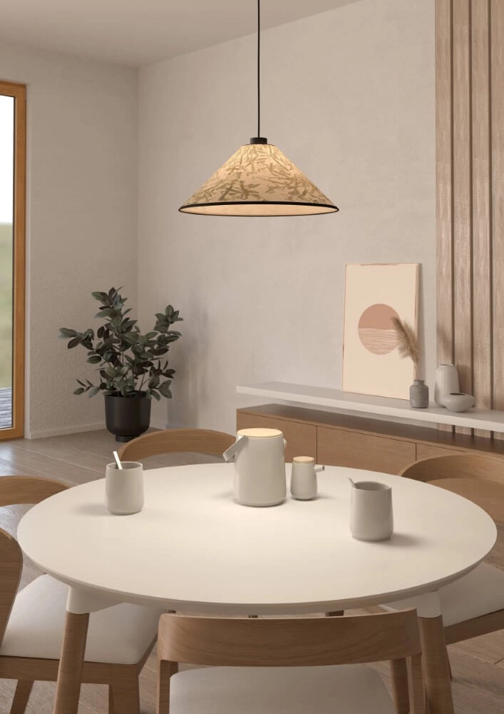 Lampe suspendue naturelle Oxpark Ø42cm Eglo 9002759439422