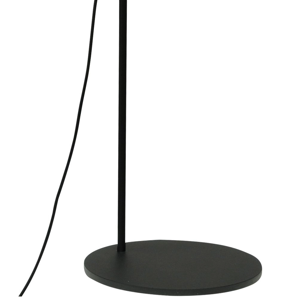 Lampadaire noir Bounty réglable avec verre cylindrique Masterlight 8718121248394