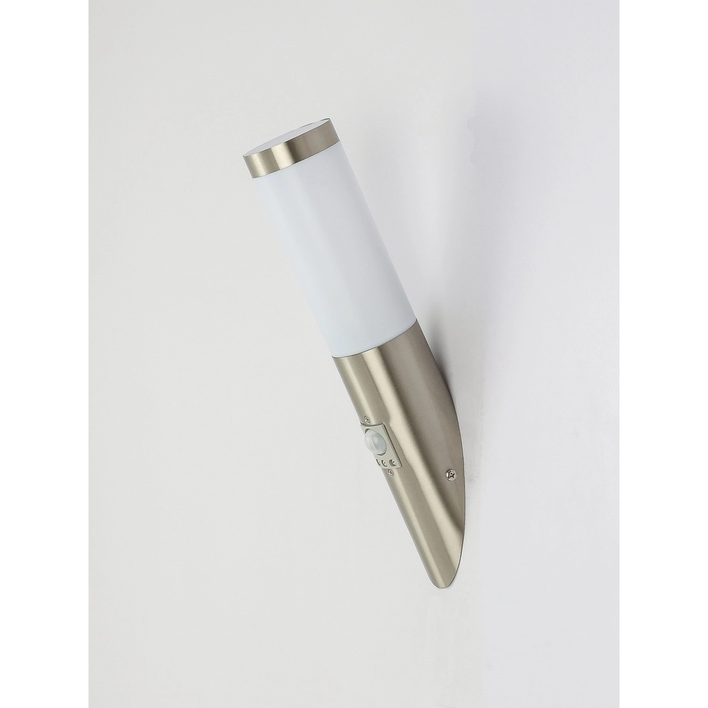 Lampe d’extérieur Boston Led Acier inoxydable avec blanc et capteur Globo 9007371282333