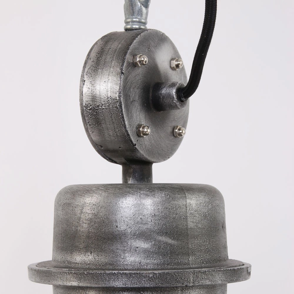 Lampe à suspension Bikkel noir avec gris métallisé Steinhauer 8712746100068