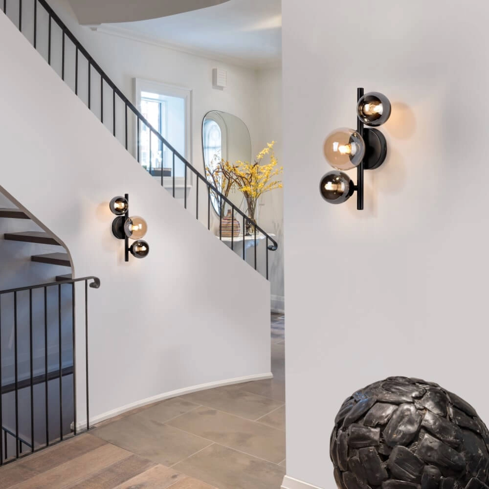 Applique noire Popsicle 3 lumières Paul Neuhaus 4012248375501