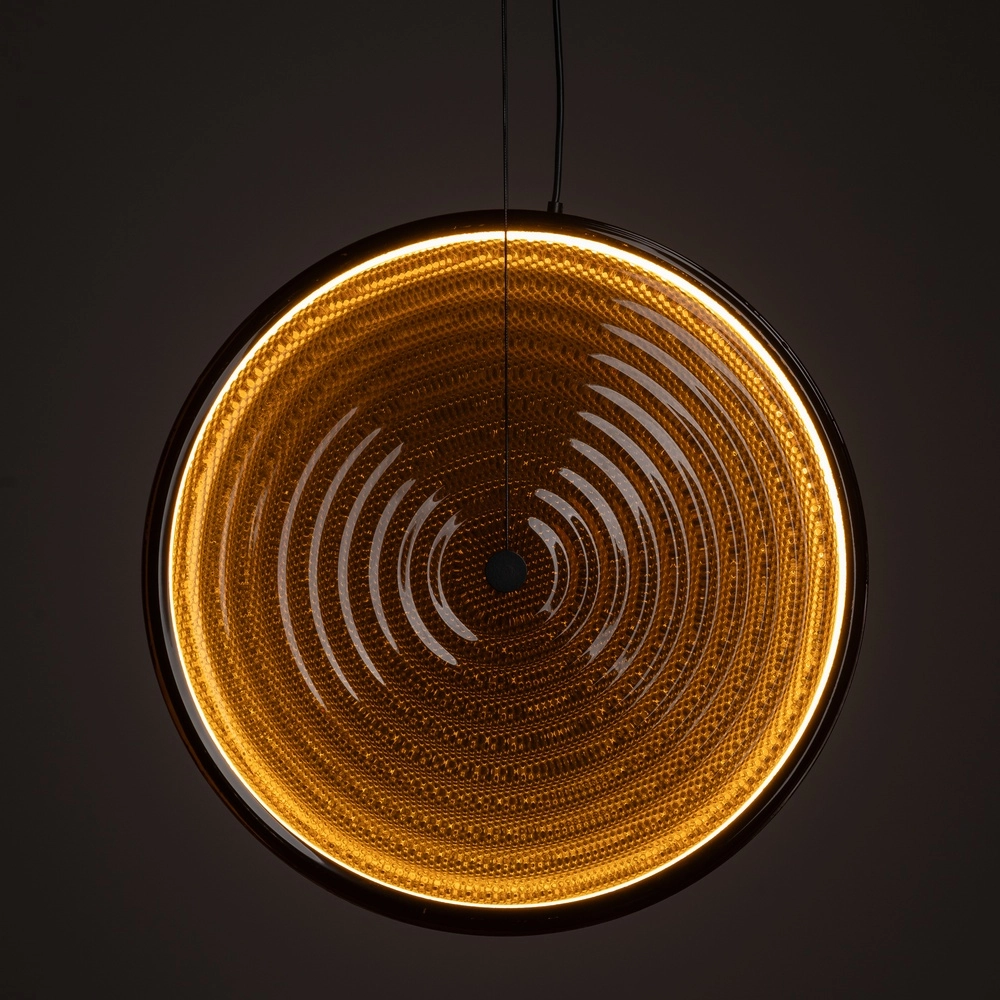 Lampe pendante de conception Aura Led Verre ambré Lyora 5903139122337