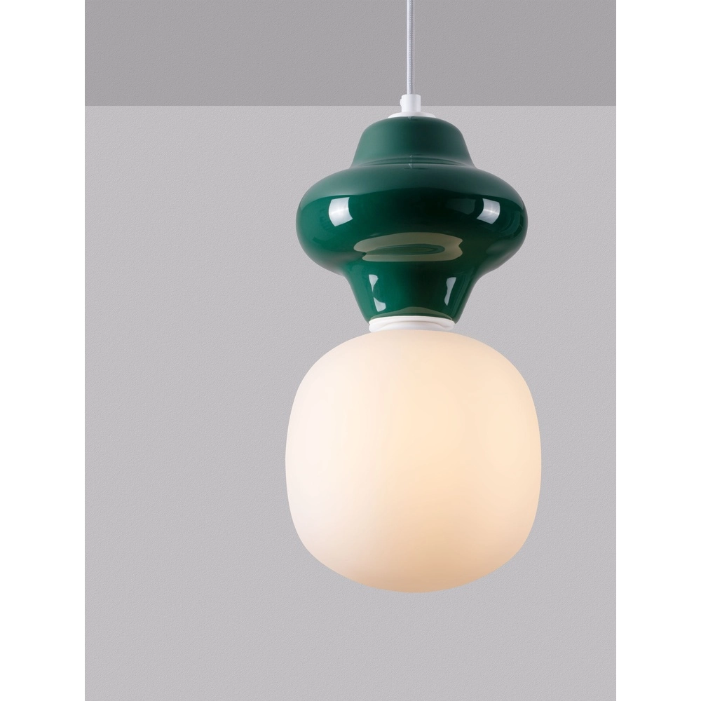 Suspension Clio S céramique verte