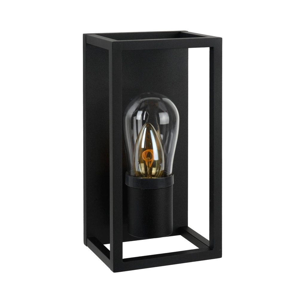 Lampe murale noire Carlyn salle de bain unique IP54