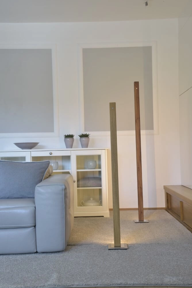 Lampadaire LED Leonora 122,5 cm - chêne huilé HerzBlut 402173026357