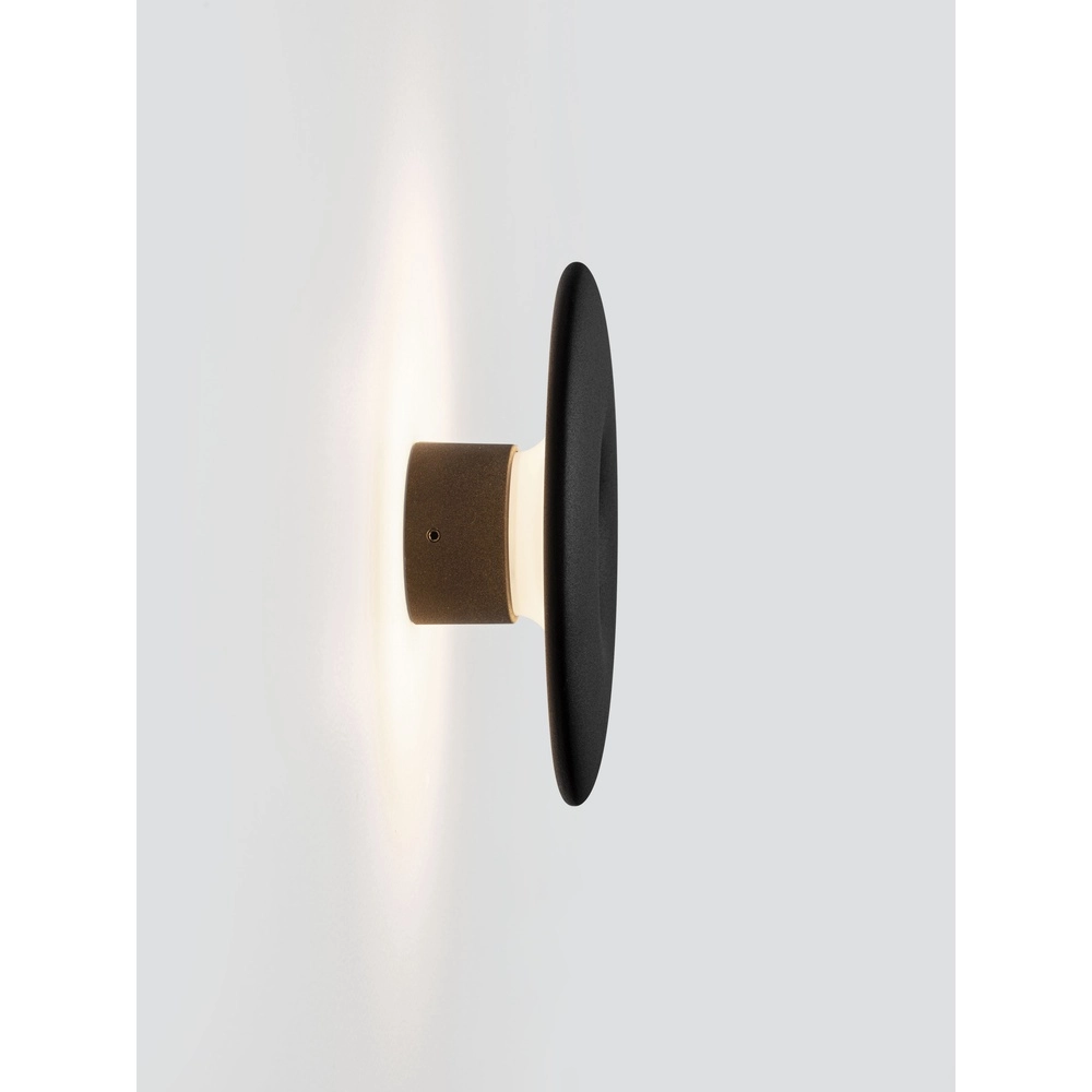 Lampe murale unique Splash Noir rond Lyora 5212017497185