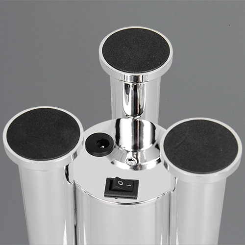 Lampe de table Apollo Gris Titane Rocket Trio 4017807681208