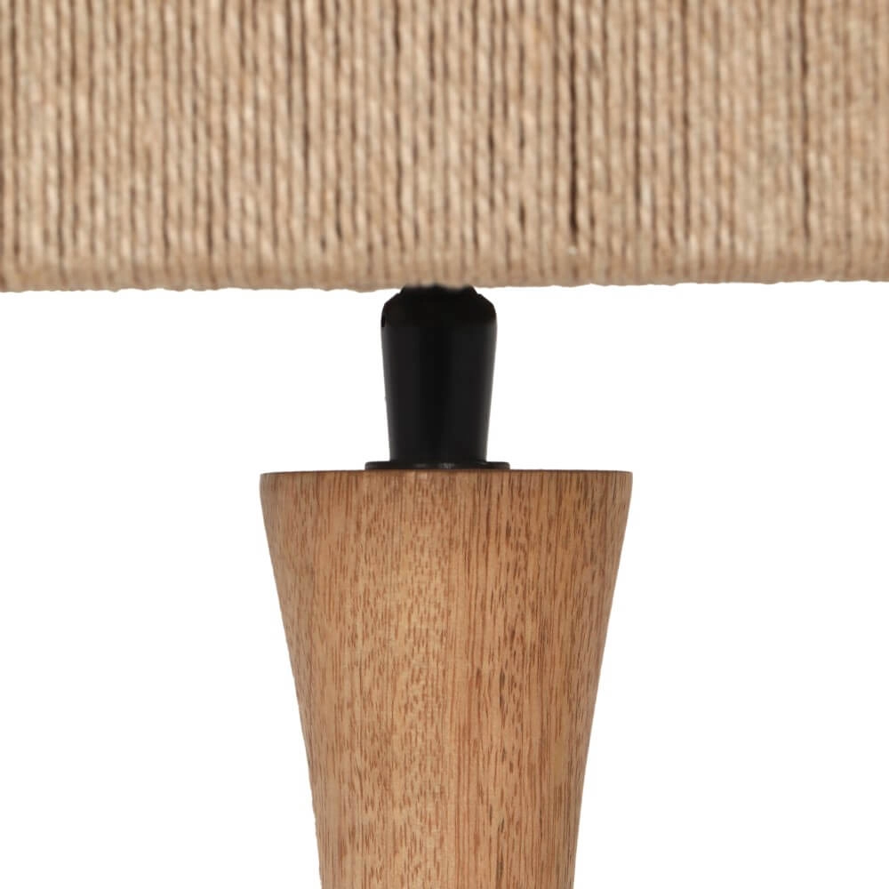 Lampe de table en corde Toba 54 cm Trio 4017807617702