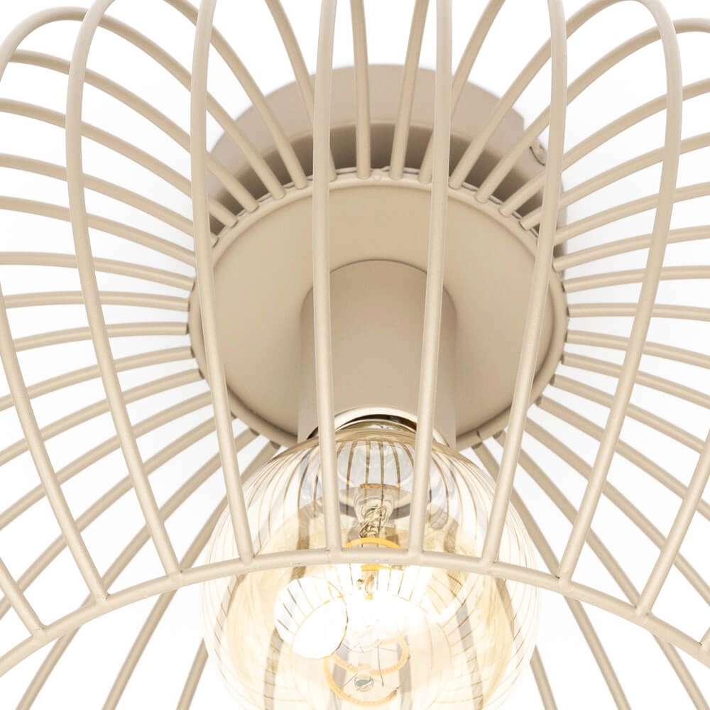 Plafonnier en fil Wire Ø 40cm couleur sable ETH 8720195307563