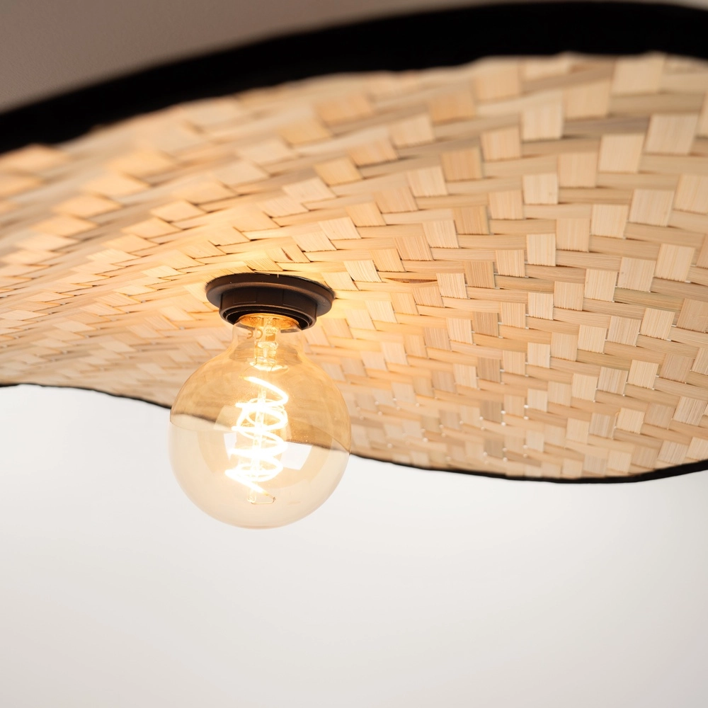 Lampe de plafond en rotin Marywell 52x34cm - E27 Eglo 9002759440435