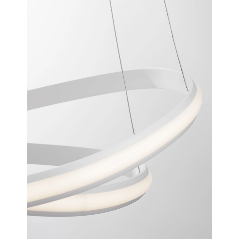 Suspension design Aries blanc Ø 59cm Lyora 5212017419811