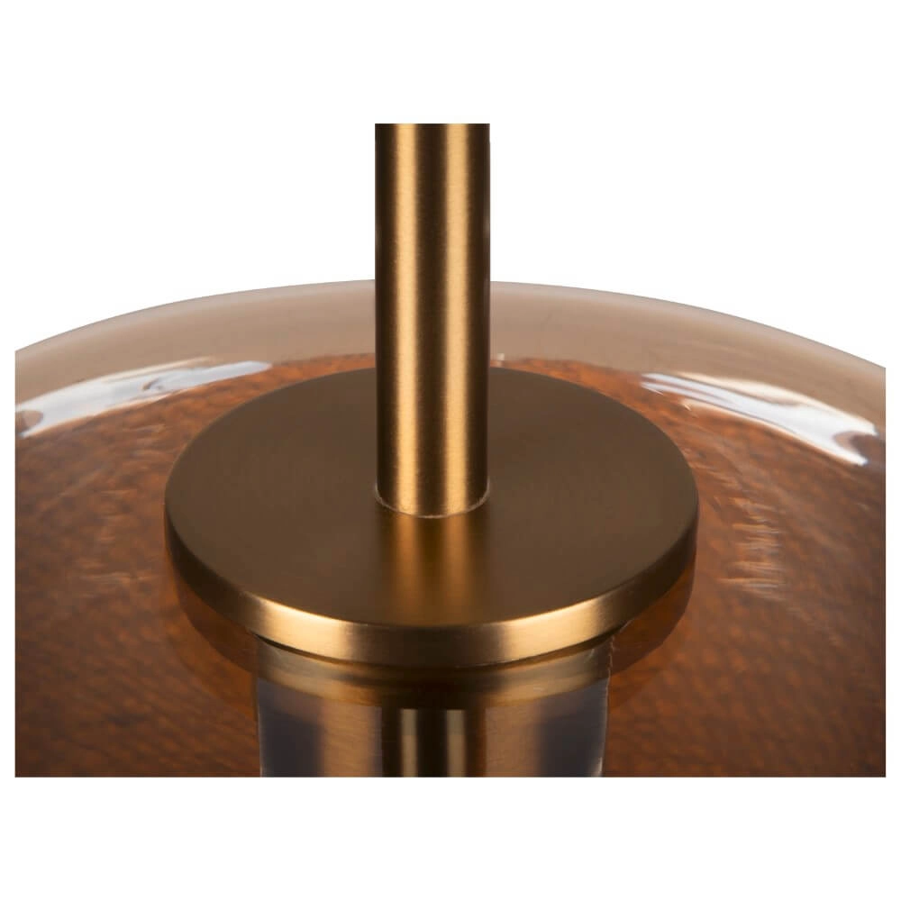 Lampe suspendue Pantilo Rope 19 verre ambré - Ø 18,5cm SLV 4024163280846