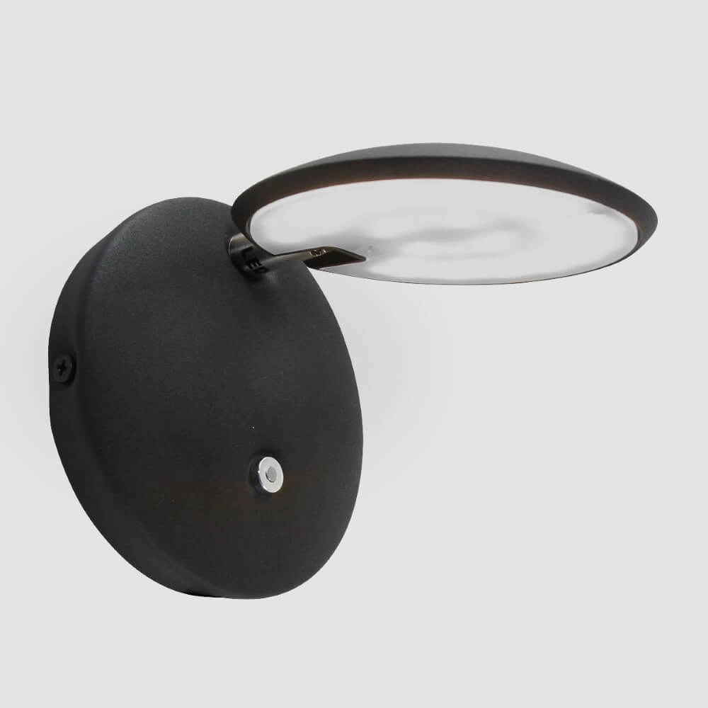 Spot mural LED Zenith 12 cm noir Steinhauer 8712746116342