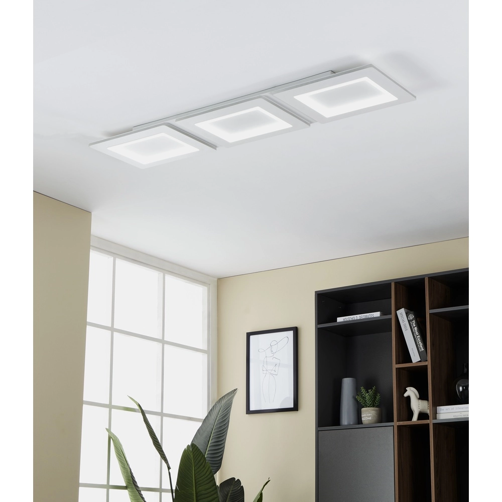 Lumière LED de plafond Padrogiano-Z Zigbee - 120x30cm Eglo 9008606244171