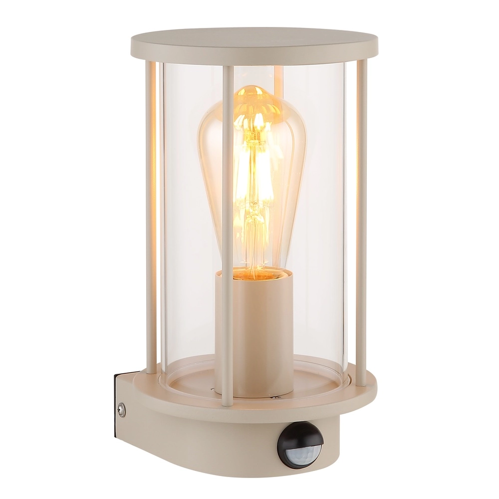 Lampe murale extérieure Gracey avec capteur marron sable Globo 9007371593576