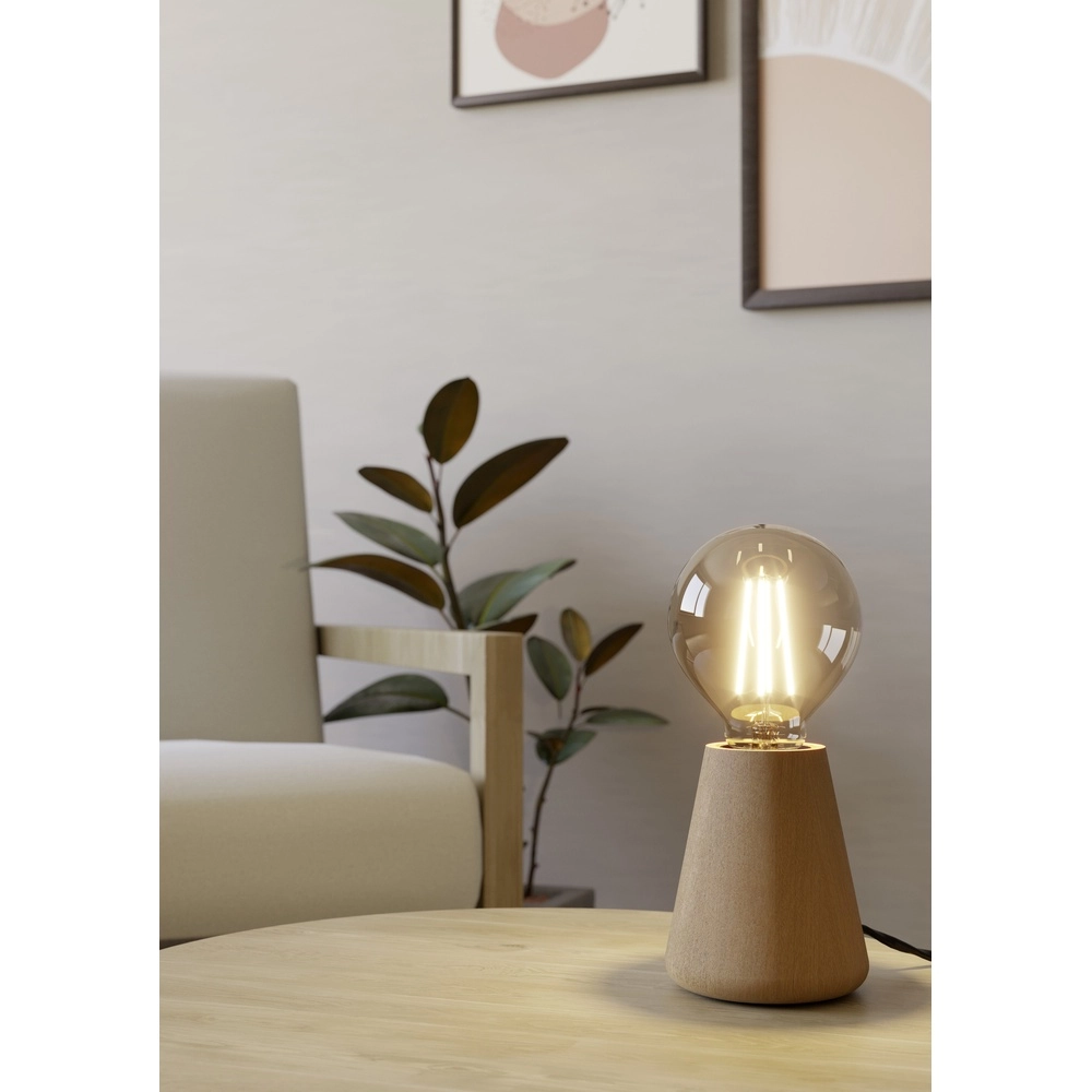 Lampe de table subtile Asby Bois clair Eglo 9002759440145