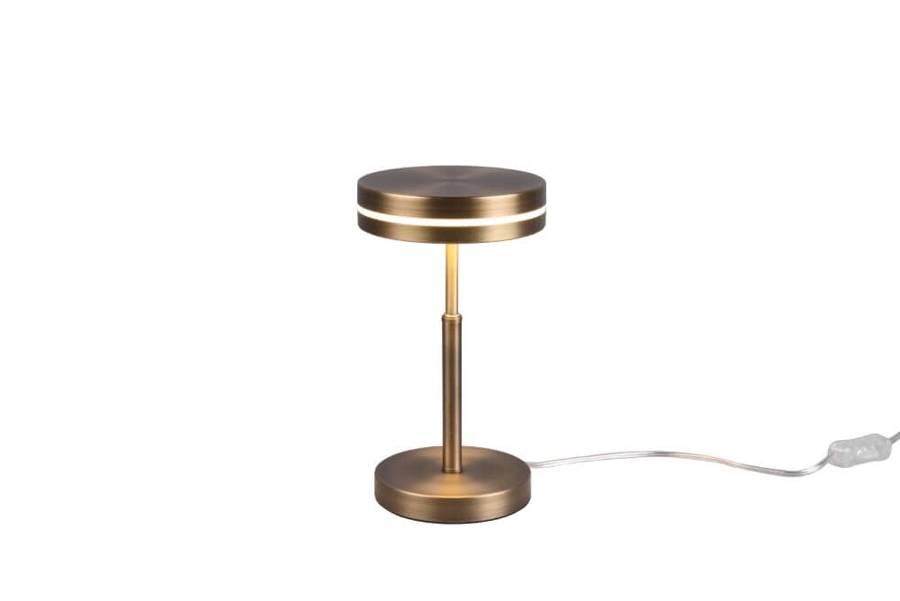 Lampe de table LED Franklin Vieux laiton