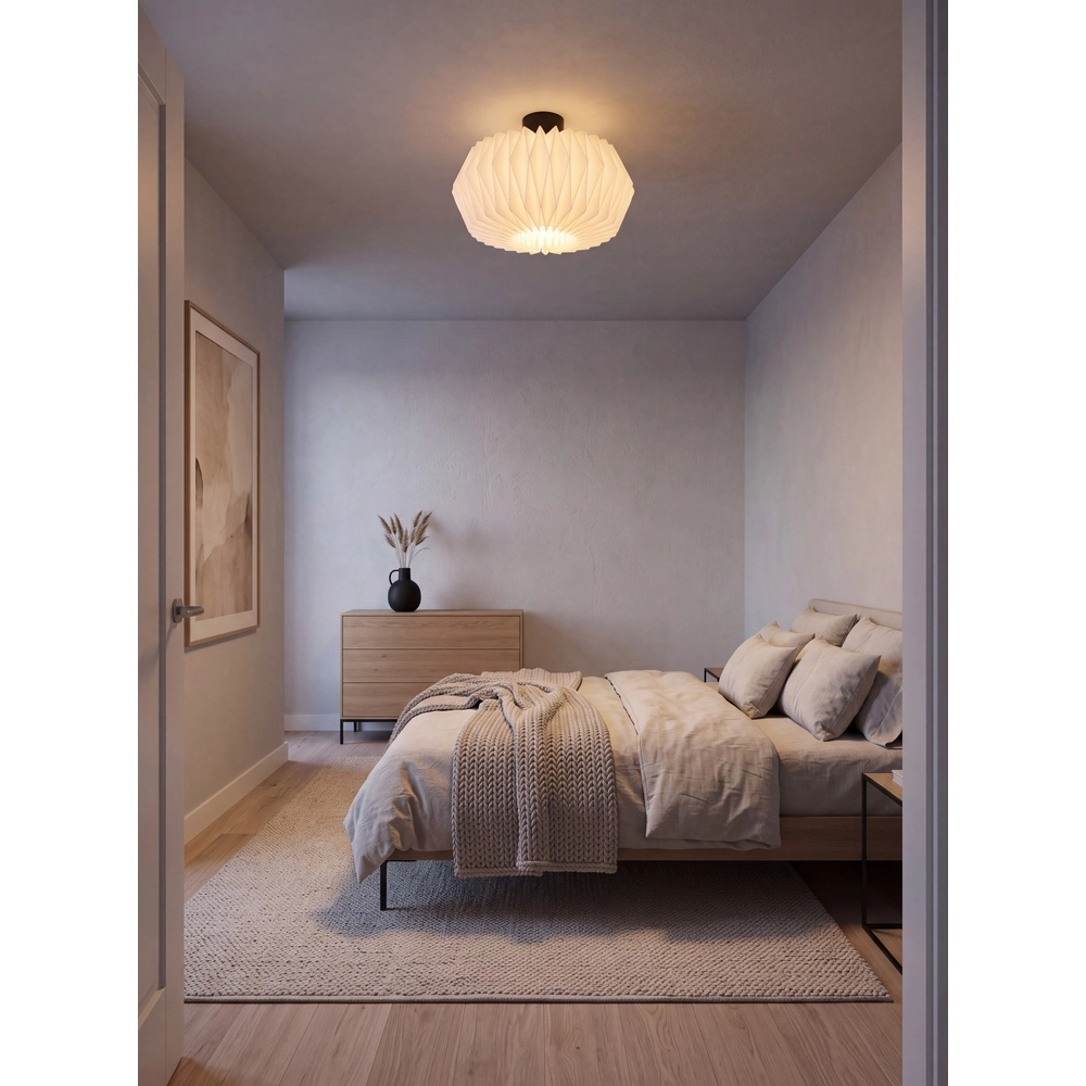 Lampe de plafond moderne Larima noir et blanc Trio 4017807704730