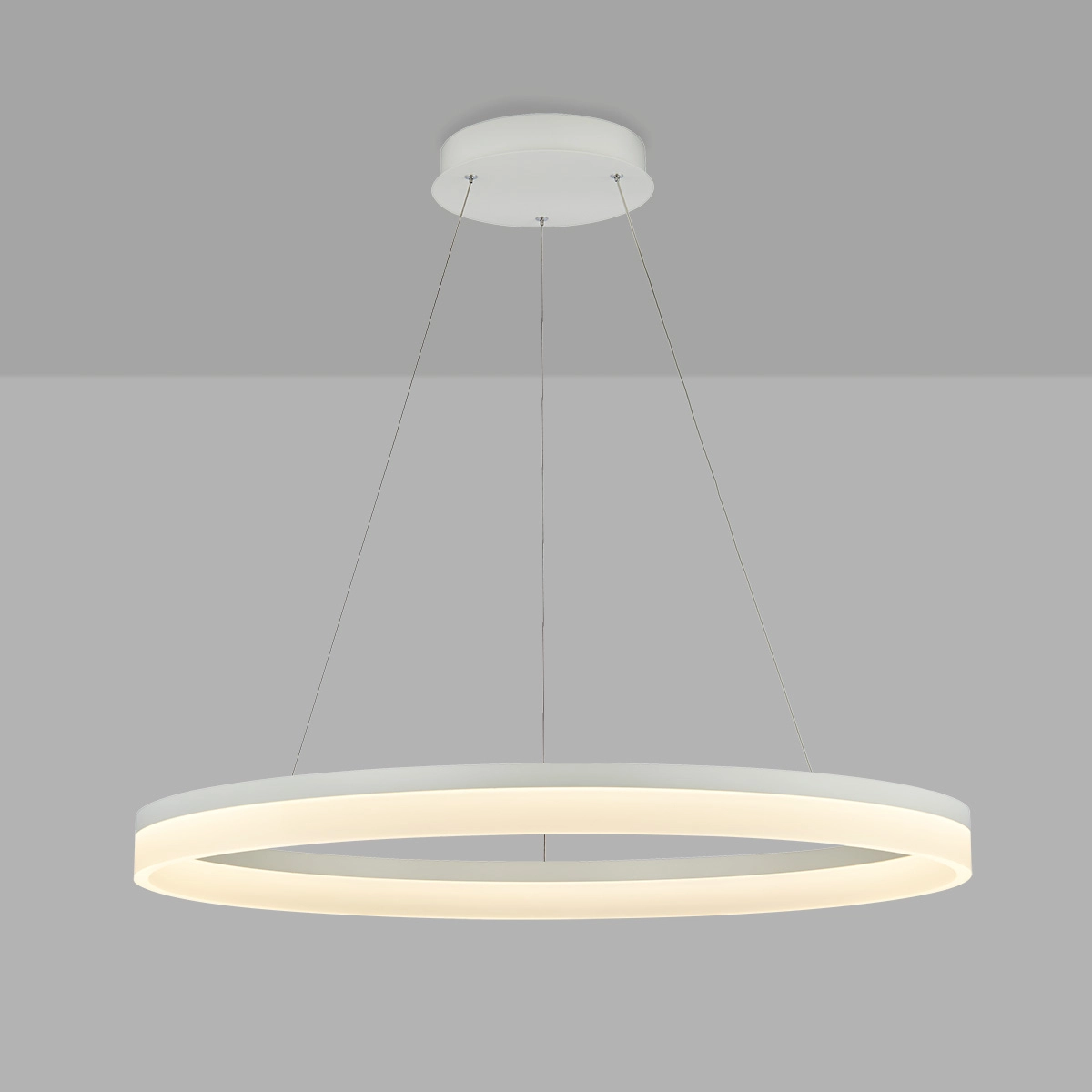 Lampe suspendue élégante Ara Ø 100 cm de blanc