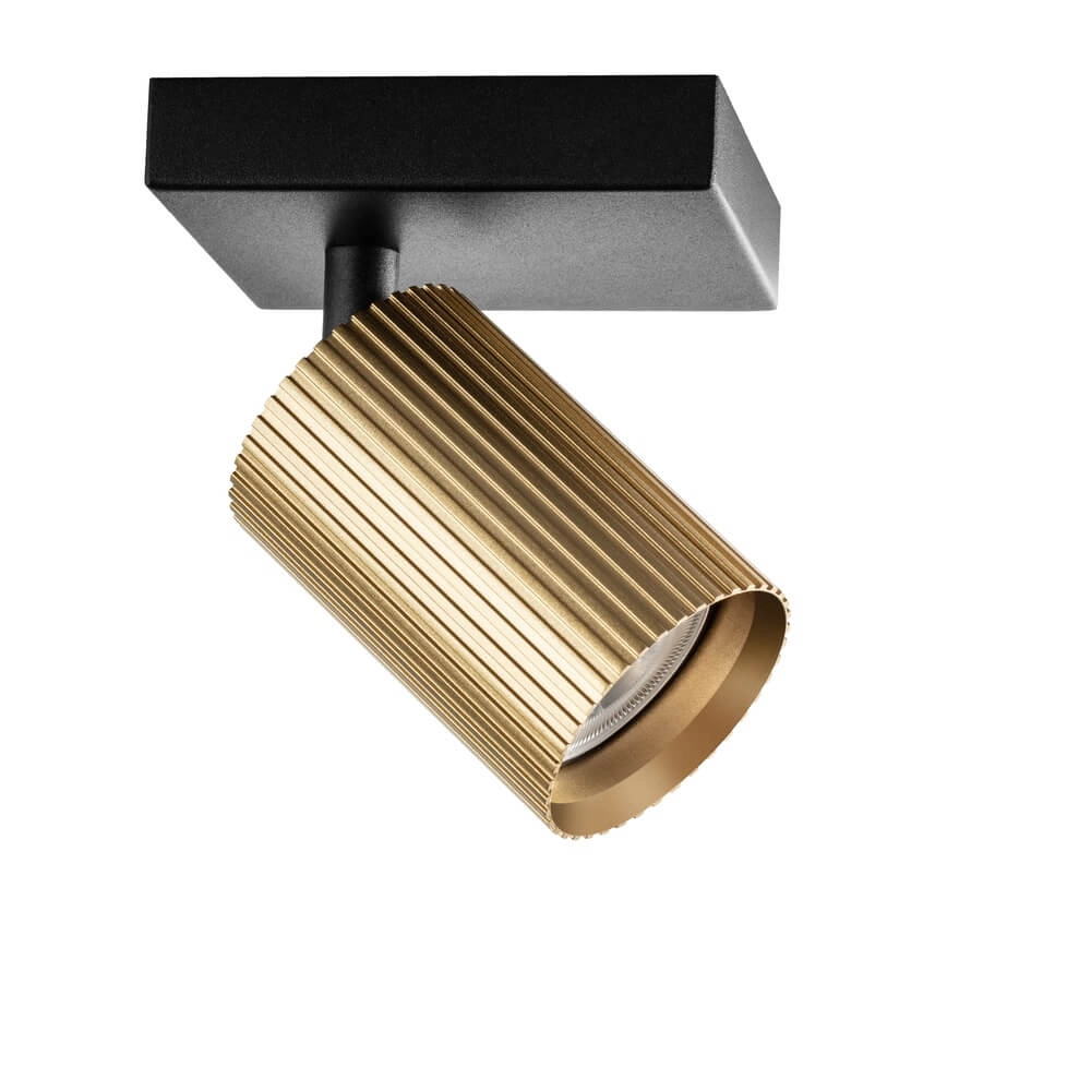 Spot de plafond Onis 1 lumière - or avec noir Lyora 4255805301869