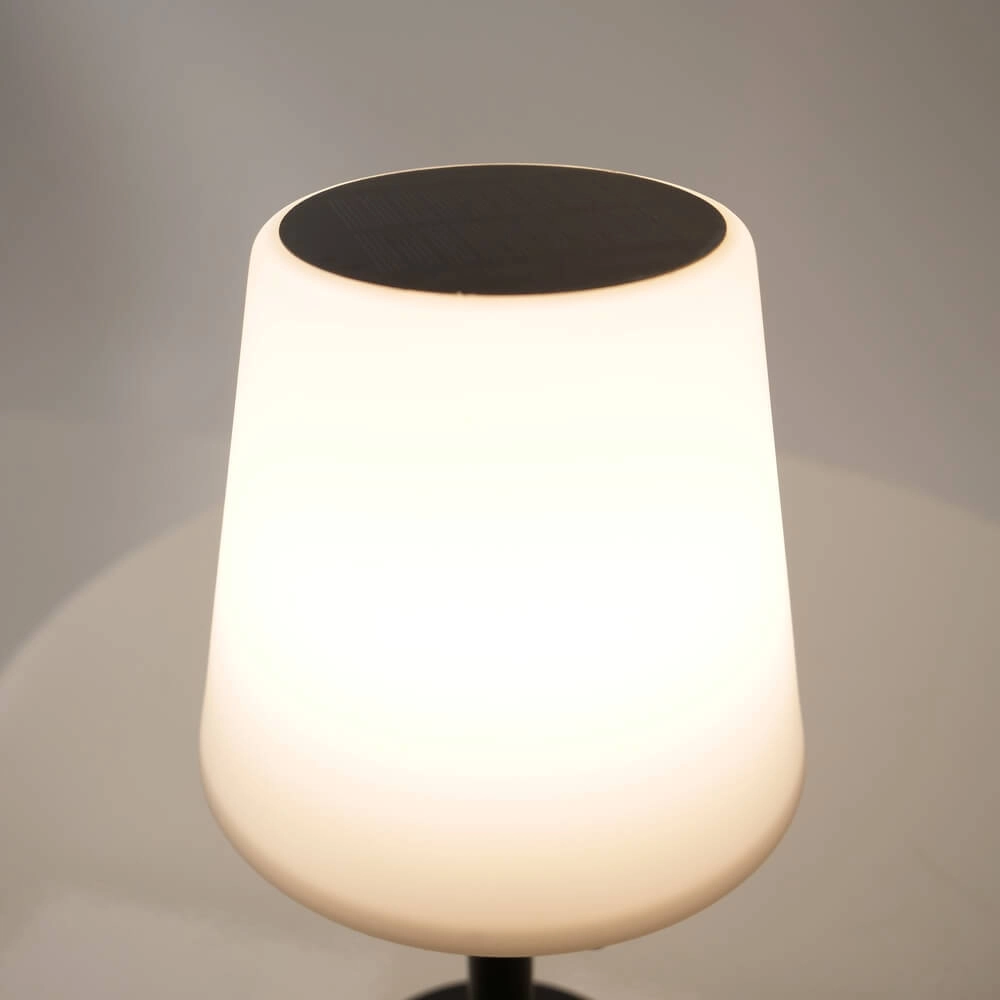 Lampe de table design Montapalma Noir avec cône blanc Eglo 9002759758899