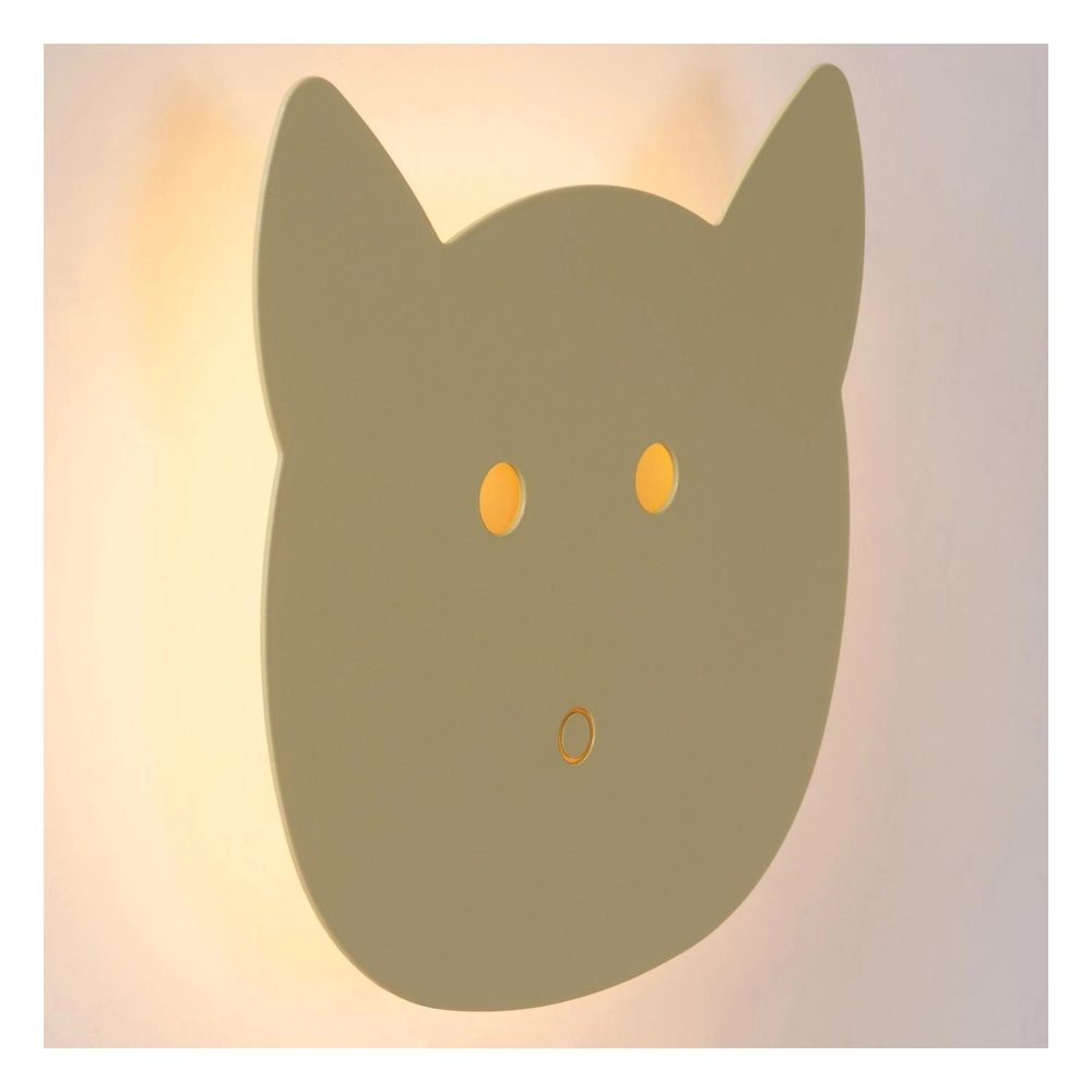 Lampe murale de la chambre des enfants Charlie Vert Lucide 5411212441768