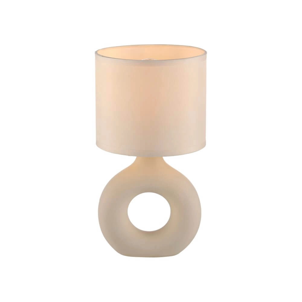 Lampe de table Carara couleur sable Just Light 4043689004859