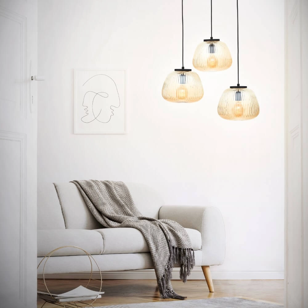 Lampe suspendue 3 lumières Kaizen autour de Brilliant 4004353430107