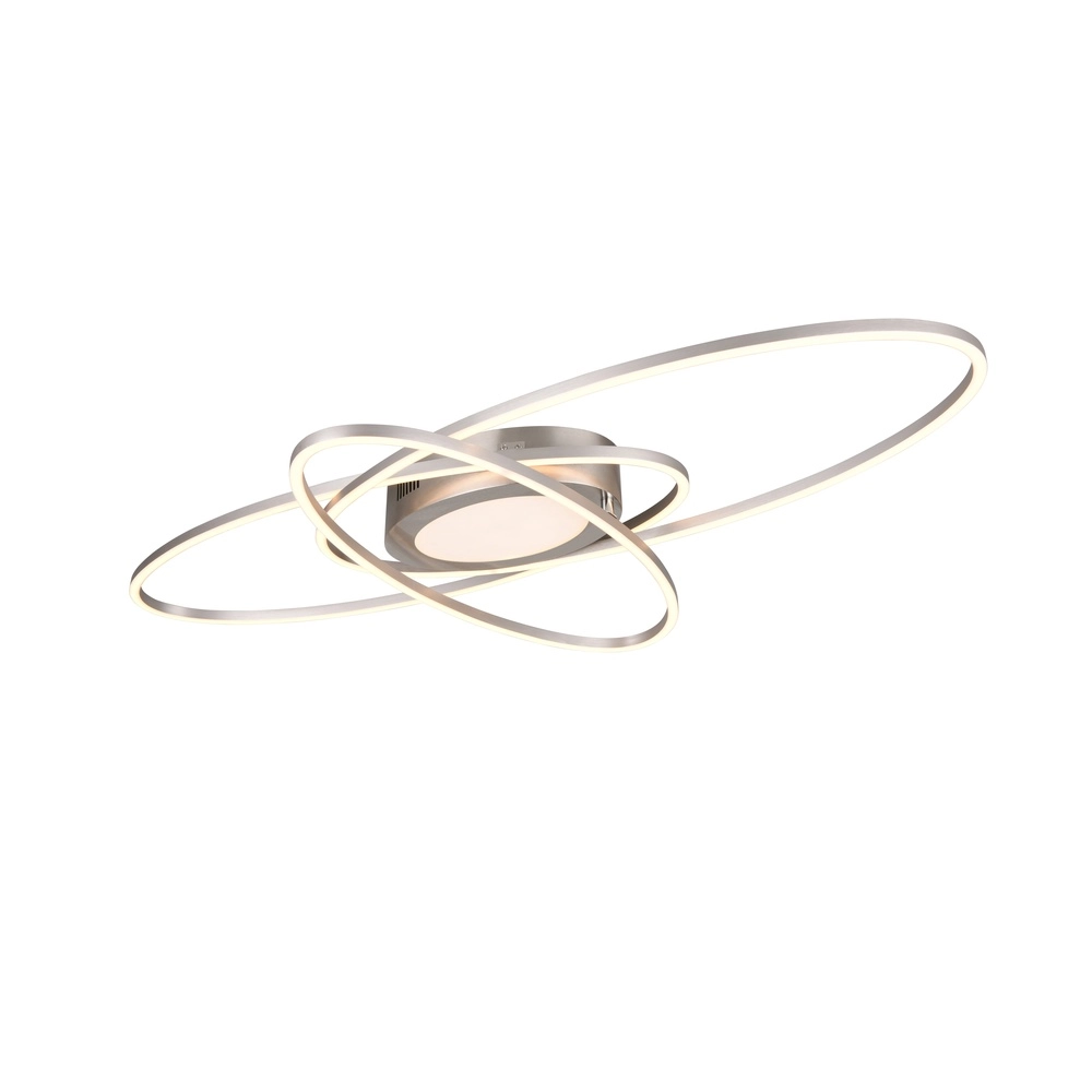 Lampe de plafond moderne Ovine nickel