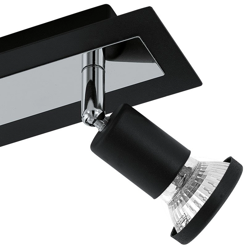 Spot LED Sarria 2 lumières noir Eglo 9002759949648