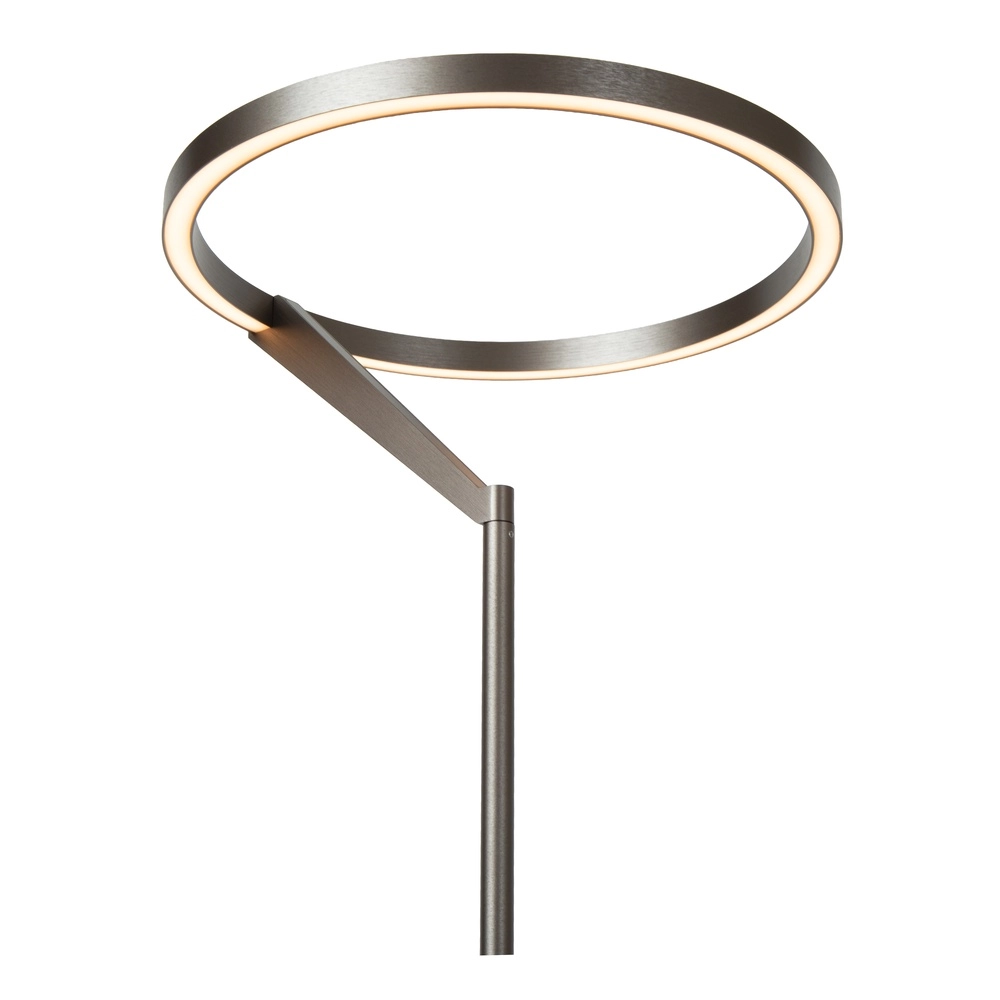Lampe de pied élégante avec lampe de lecture Applause Métal brossé - LED Premium by Lucide 5411212221865