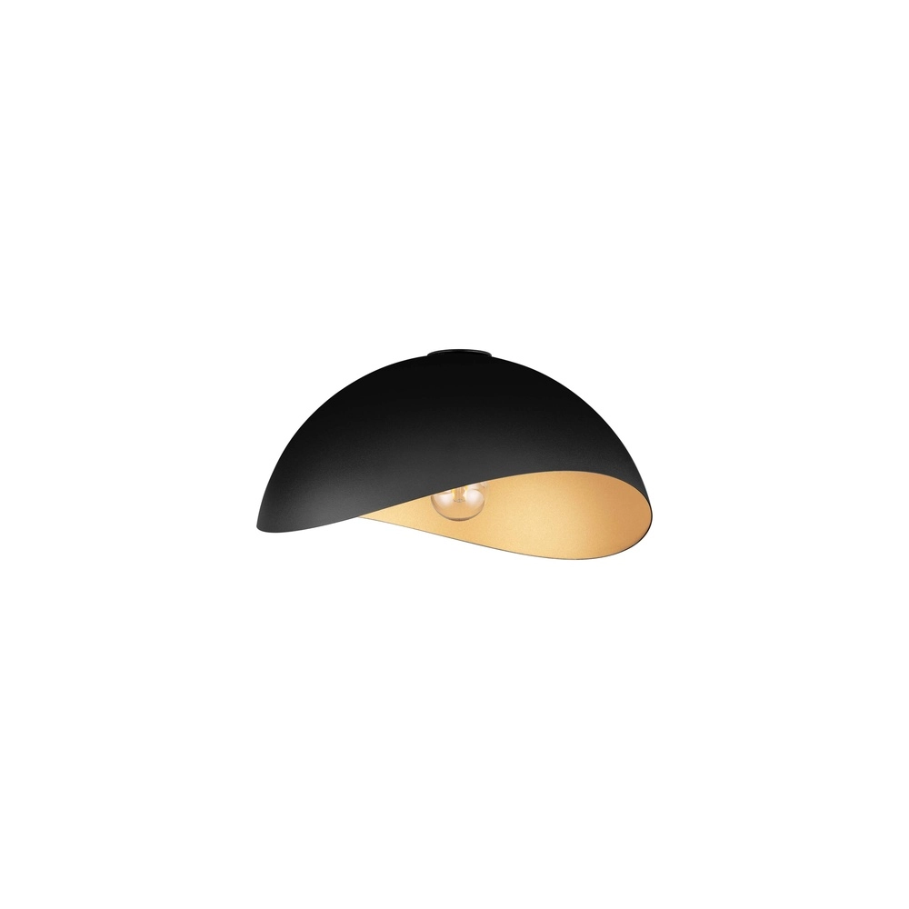 Plafonnier Opsi noir avec or Ø 40cm Lyora 5212017458025