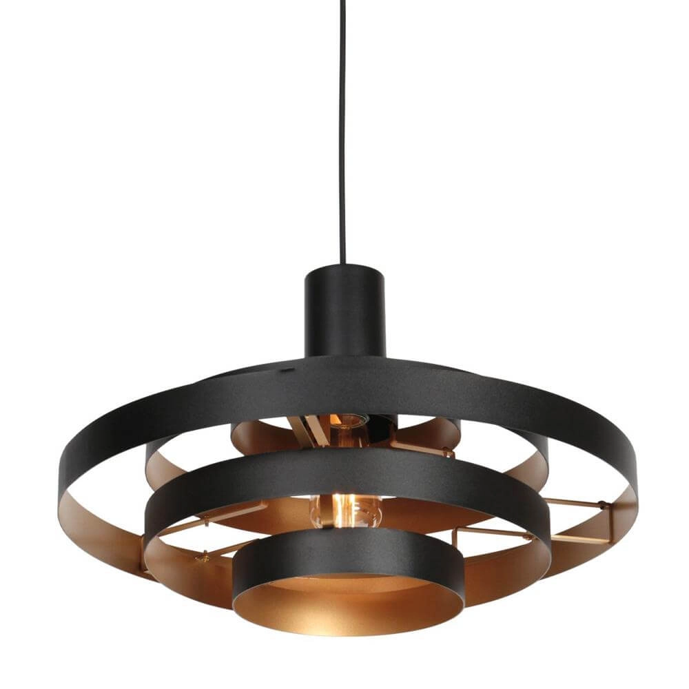 Suspension design Halo Cirque noir Ø 50cm Suspension design Halo Cirque noir Ø 50cm