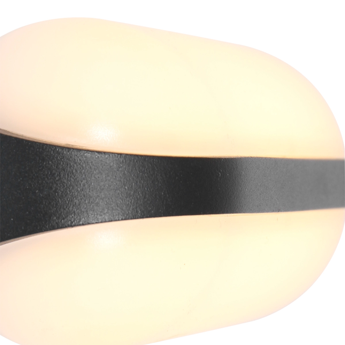 Applique d'extérieur noire Dosko 18 cm Steinhauer 8712746133165