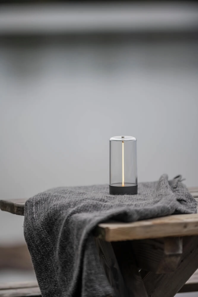 Lampe rechargeable Edison XS anthracite KonstSmide 7318307849370