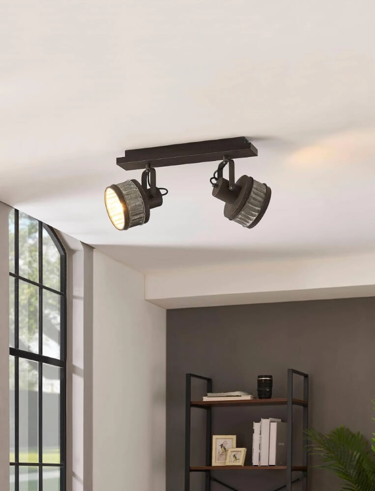 Spot double en saillie Turrock Eglo 9002759434458