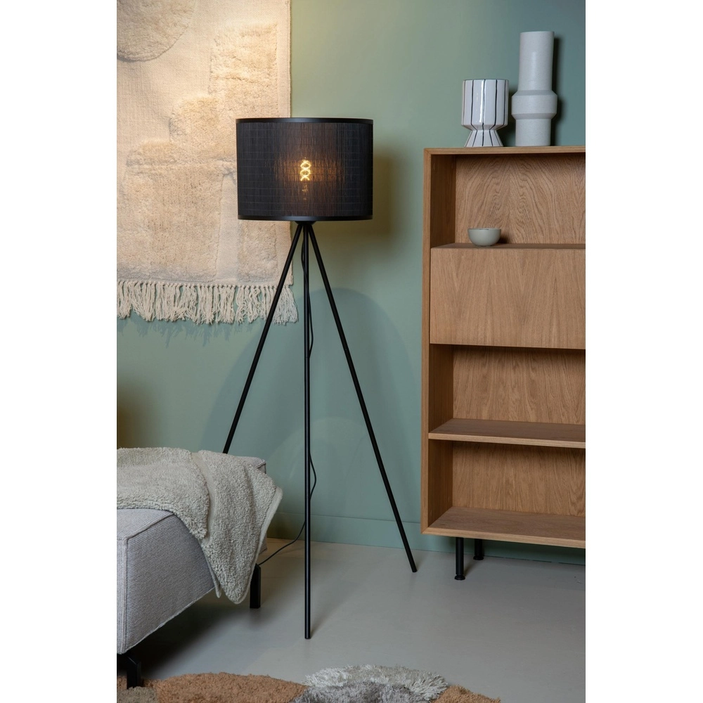 Lampe de pied Tagalog Ø 55cm noir Lucide 5411212211651