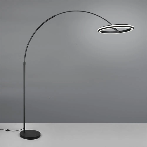 Lampe de pied Amador Noir Trio 4017807688160