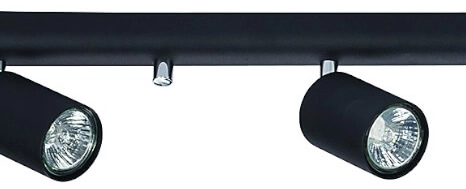 Lampe spot à 6 lumières Eye noir Lyora 5903139661195