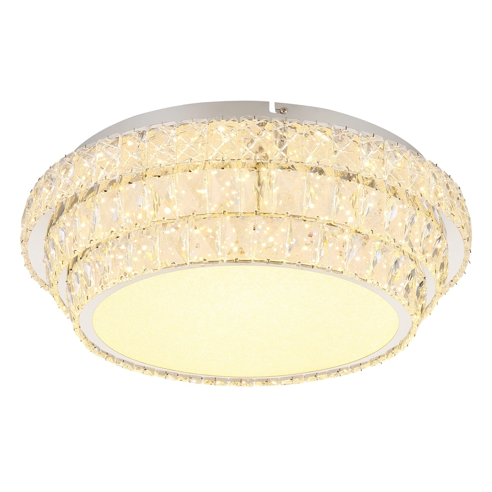 Lampe de plafond Klara Ø 50cm chromé Globo 9007371459087