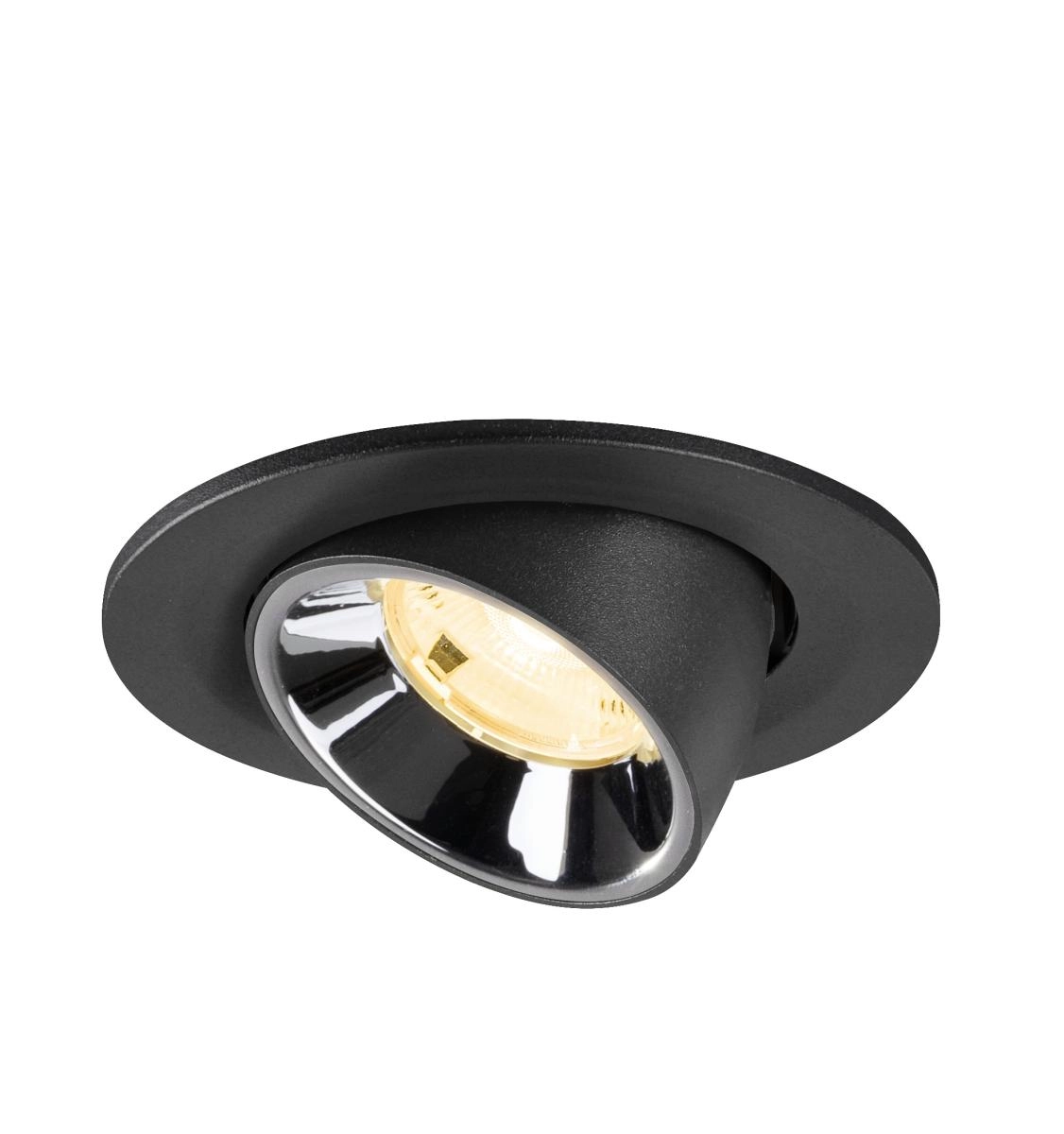 Spot encastré Numinos Gimble S noir/chrome 3000K - 20 deg SLV 4024163313551