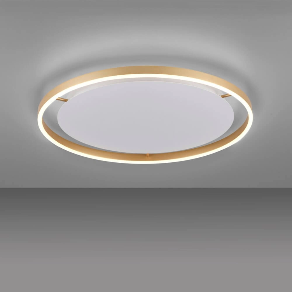 Plafonnier Ritus laiton Ø 58,5cm Just Light 4043689985639