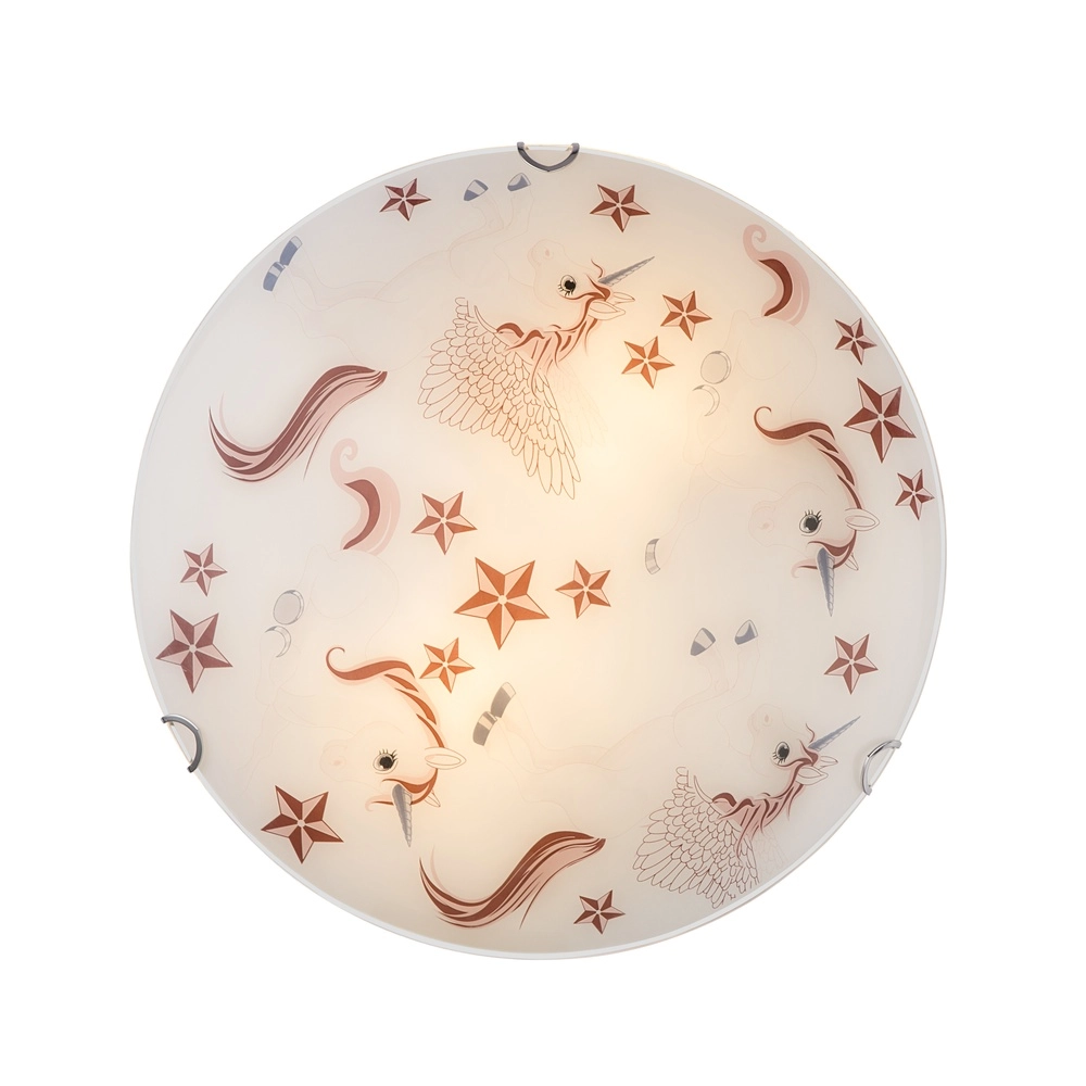 Éclairage de plafond de la chambre des enfants Natalie Licorne Globo 9007371371921