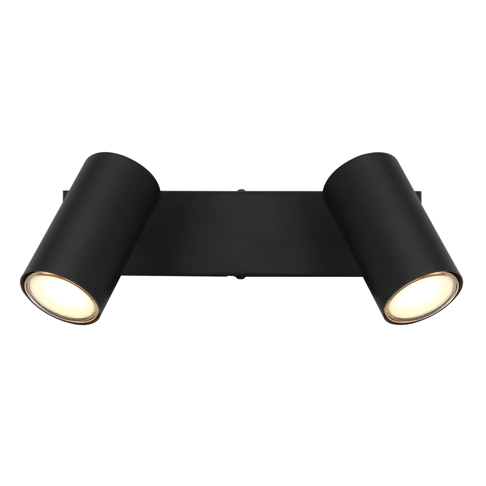 Lampe de plafond à deux lampes Robby Noir Globo 9007371442515