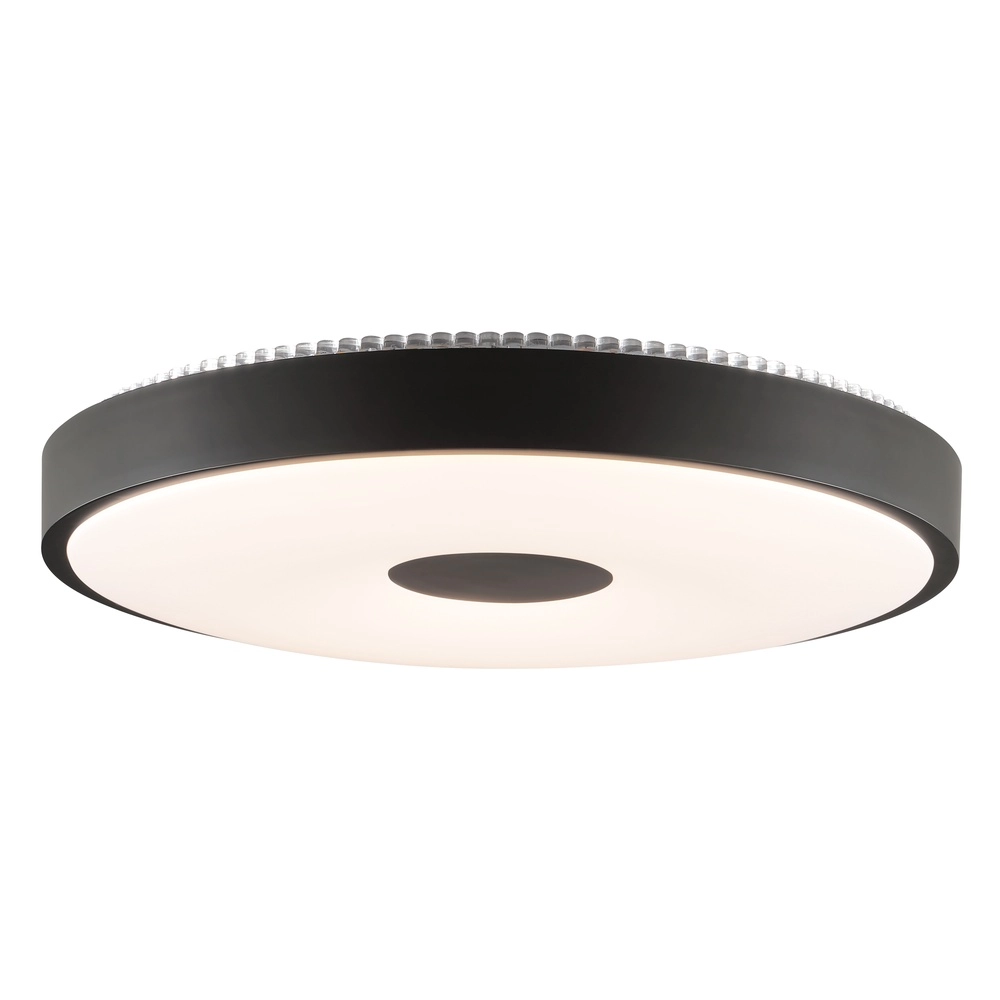 Éclairage de plafond Tavis noir Ø 44,5cm Brilliant 4004353477591
